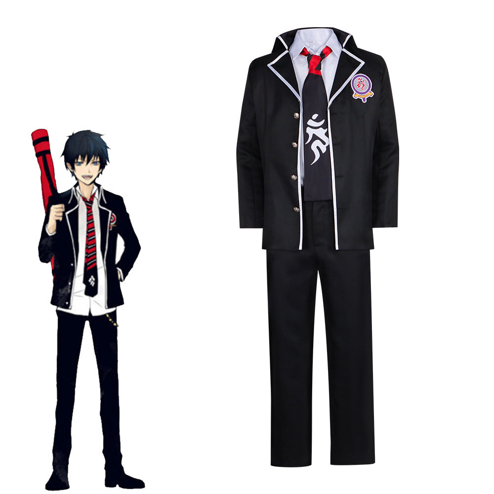 Blue Exorcist Cosplay Costume Okumura Rin & Yukio Anime Role-Playing Outfit - Halloweez
