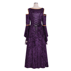 Elegant Medieval Halloween Costume for Women - Halloweez Noble Long Robes with Bell Sleeves - Halloweez