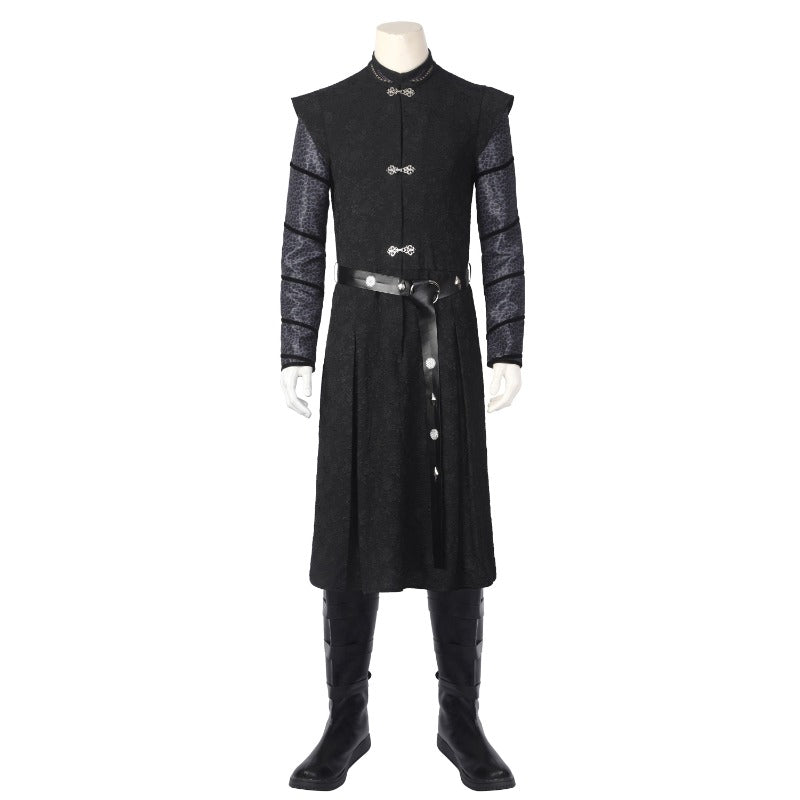 Halloweez House of Dragon Daemon Targaryen Cosplay Costume - Halloween Black Suit - Halloweez