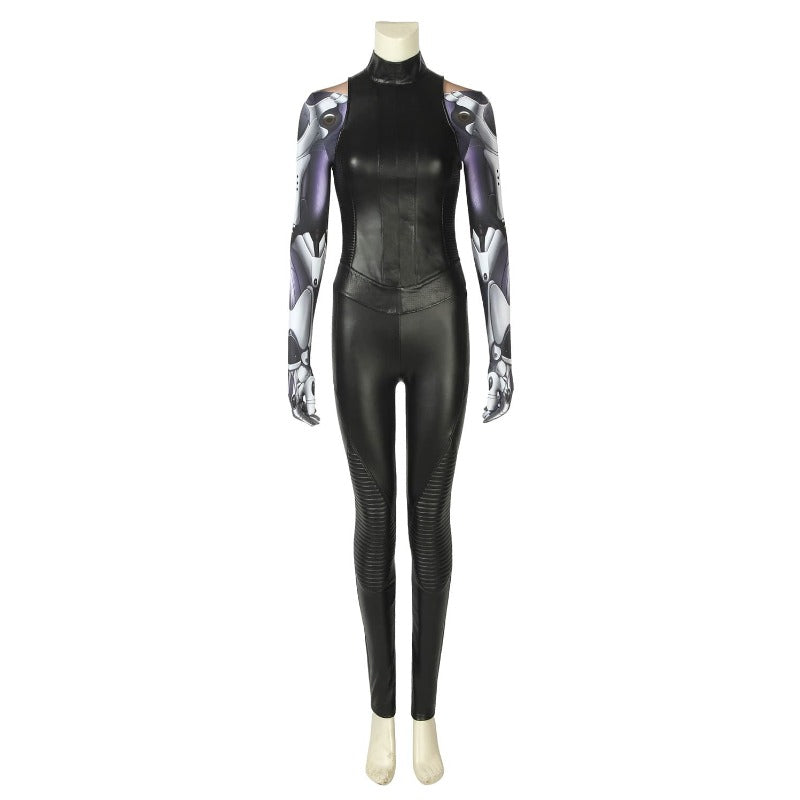Halloweez Alita Battle Angel Cosplay Costume | Alluring Tight Superhero Ensemble for Halloween & Carnival - Halloweez