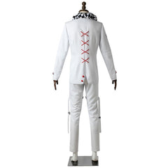 Halloweez Kokichi Oma Cosplay Costume Wig Outfit - Danganronpa V3 Ouma Suit Cloak Hat for Halloween & Parties - Halloweez