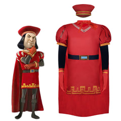 Halloween Role Play Shrek 4D Lord Maximus Farquaad Cosplay Costume for Movie Fans - Halloweez