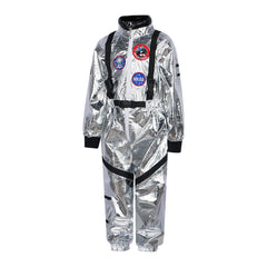 European & American New Halloween Couple's "The Wandering Earth" Style Space Suit Costume, Parent-Child Astronaut Stage Outfit for Men and Women - Halloweez