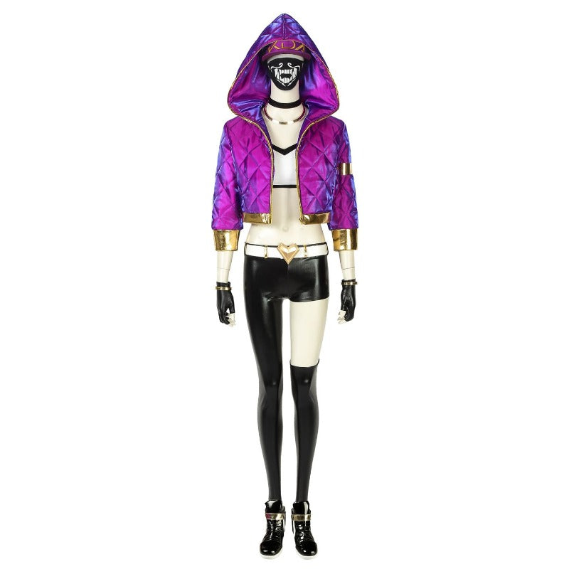 Halloweez KDA Akali Cosplay Outfit - Perfect for Enthusiasts and Events - Halloweez