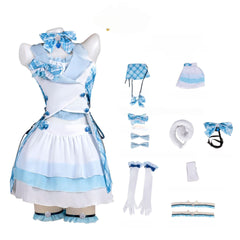 Cat Girl Paradise Anime Cosplay Dress Chocola Vanilla Stage Performance Outfit Daily Wear - Halloweez