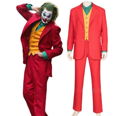 JOKER Joaquin Phoenix DC Movie Cosplay Costume Halloween Performance Suit Full Body - Halloweez