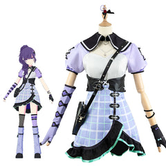 Project Sekai Asahina Mafuyu Cosplay Costume Summer Short Skirt Cute Outfit - Halloweez