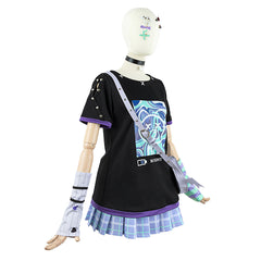 Project Sekai Yoisaki Kanade Summer Skirt Set 2D Anime Daily Commuter Clothing - Halloweez
