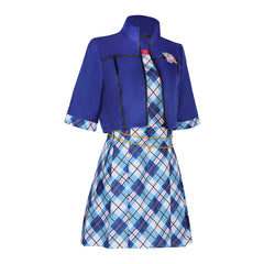 Princess Charm School Ella Cosplay Costume - Uniform Halloween Stage Outfit - Halloweez