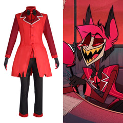Hell's Hotel Alastor Cosplay Costume - Demon Alastor Performance Halloween Outfit - Halloweez