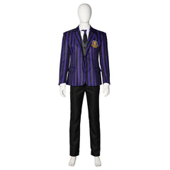 Halloweez Wednesday Addams Cosplay - Dive into the Dark Gothic Elegance - Halloweez