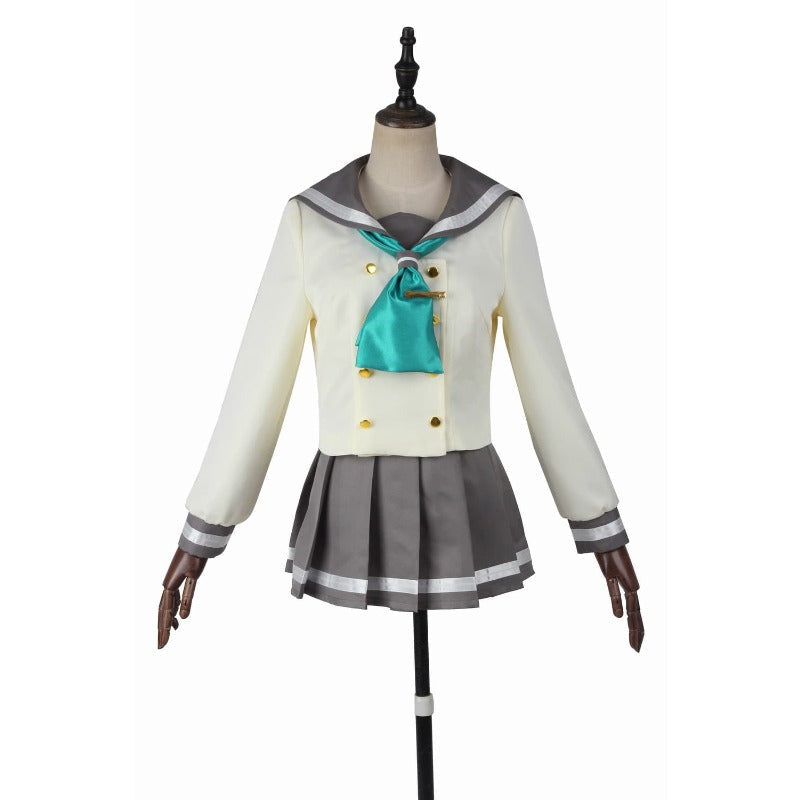 Halloweez Aqours Winter Sailor Uniform Cosplay Costume - Takami Chika & Watanabe You - Halloweez