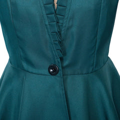 Elegant Halloweez Vintage Gothic High-Low Cocktail Dress for Women's Medieval Cosplay - Halloweez