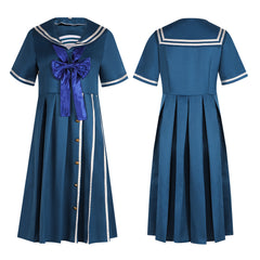 Return to the Future 1999 Little Sparrow Cosplay Costume - Lawson Collaboration Sailor Dress - Halloweez