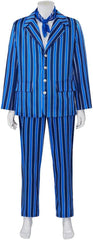 Men's Halloweez Blue Spy Movie Cosplay Costume - Adult 60s Spy Swinger Outfit - Halloweez