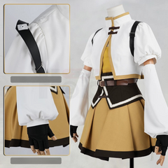 Madoka Magica Tomoe Mami Cosplay, Custom Movie Battle Outfit for Halloween Comic Con