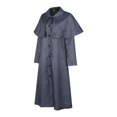 Wednesday Addams Cosplay Costume - The Addams Family TV Show Wednesday Coat Cloak Halloween Performance Outfit - Halloweez