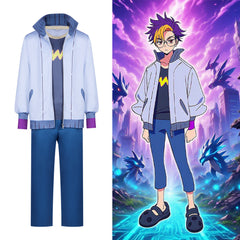 BEATBREAK Digimon Rhythm Breaker Cosplay Costume Takeru Takaishi Cos Outfit Anime Game Performance Suit - Halloweez