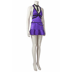 Stunning Final Fantasy VII Tifa Lockhart Purple Cosplay Costume by Halloweez - Halloweez