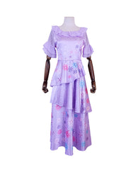 Magic House Isabella Princess Dress from Encanto - Chiffon Full Set Cosplay Costume for Children's Day - Halloweez