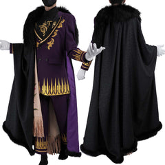 Tokyo Revengers AU Gray Valley Orchid Cosplay Costume with Fur Collar - Complete Cospaly Outfit for Anime Conventions - Halloweez