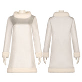 Enid Sinclair Netflix Pink Ball Gown with Claw Sleeve Cosplay Costume - Halloweez