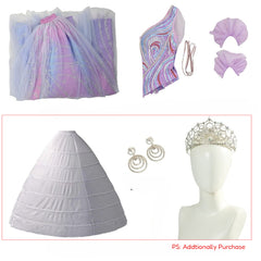 Complete Glinda Costume Set from Wicked: The Untold Story of the Witches of Oz, Second Season