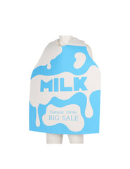 Christmas Couple Roleplay Milk Cookie Biscuit Costume Set for Halloween Party Funny Stage Performance - Halloweez
