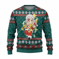 New Demon Slayer 3D Print Casual Loose Fit Christmas Sweatshirt - Halloweez