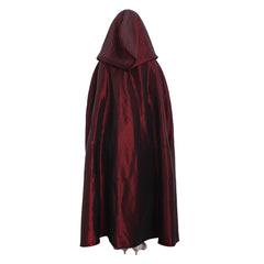 Elegant Victorian Red Cloak by Halloweez - Perfect for Halloween Cosplay - Halloweez