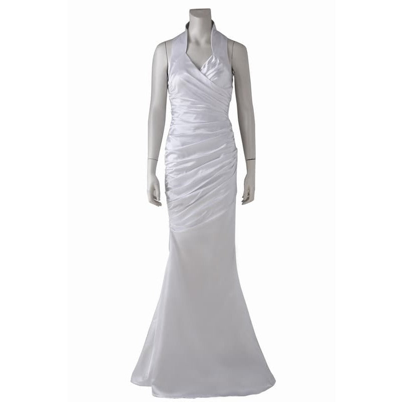 Halloweez Lunafreya Nox Fleuret Cosplay Outfit - Elegant White Dress for Halloween Soirees - Halloweez