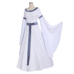 Elegant Halloweez Medieval Royal Court Queen Princess Robe Dress for Tudor Era Events - Halloweez