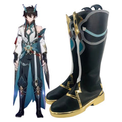 Honkai: Star Rail Dan Heng Imbibitor Lunae Cosplay Shoes for Anime Conventions - Halloweez