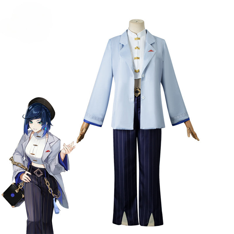 Exclusive Genshin Impact Yelan Cosplay Costume - Halloween Party Outfit by Halloweez - Halloweez