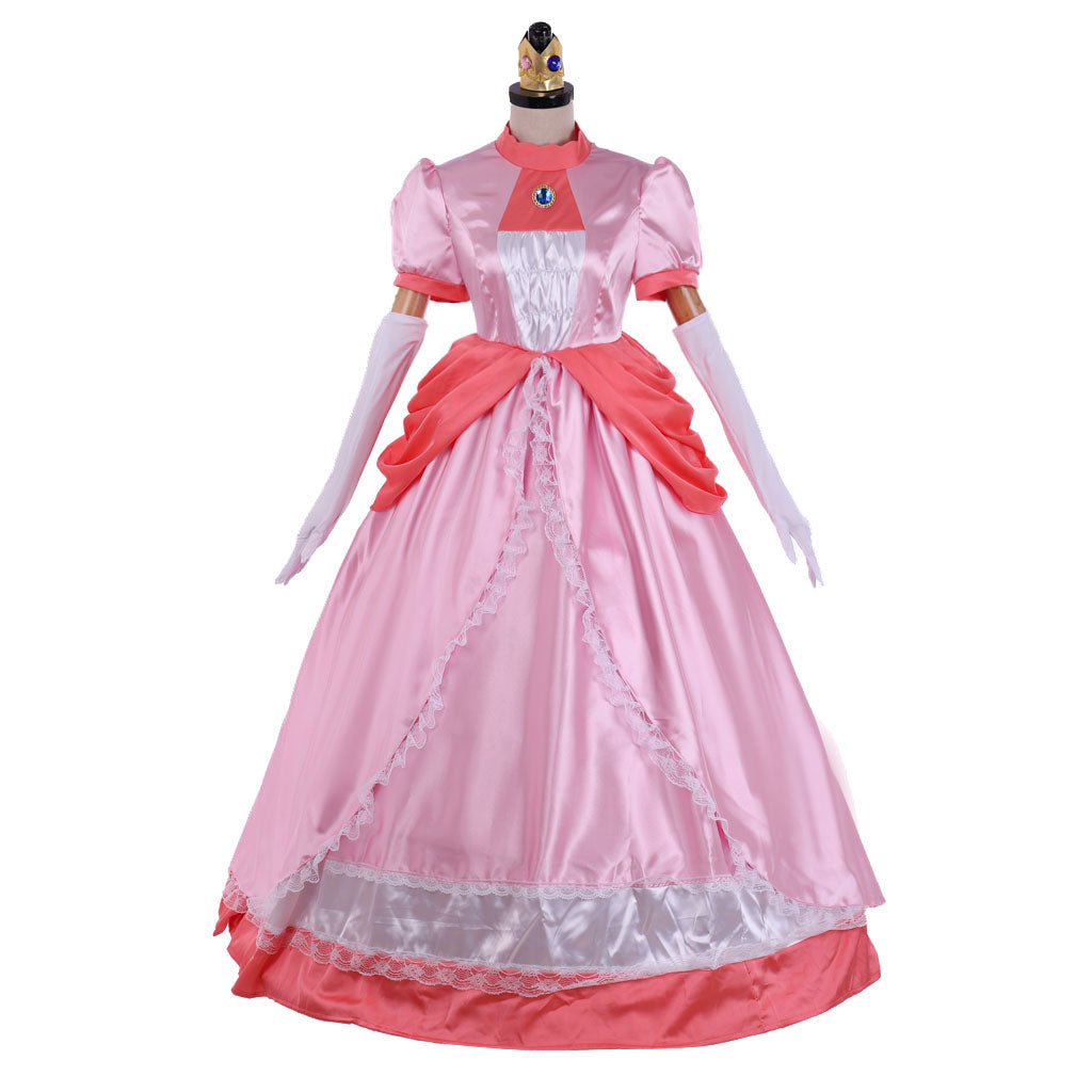 Charming Pink Sweet Princess Peach Cosplay Costume for Women | Game Cosplay Series by Halloweez - Halloweez