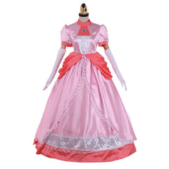 Charming Pink Sweet Princess Peach Cosplay Costume for Women | Game Cosplay Series by Halloweez - Halloweez