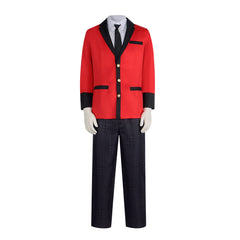 Kakegurui Suzui Ryouta and Manyuda Kaede Cosplay Costume DK Uniform Anime Role Play - Halloweez