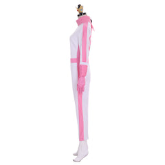 Halloweez Mario-Inspired Princess Cosplay Jumpsuit for Women - Anime Movie Battle Dress - Halloweez