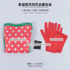 How the Grinch Stole Christmas! Martha May Whovier Red Dot Dress - Halloweez