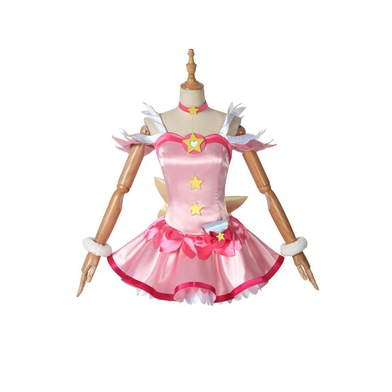 Halloweez Hikaru Hoshina Cure Star Cosplay Costume - Premium Star Twinkle PreCure Outfit for Enthusiasts - Halloweez