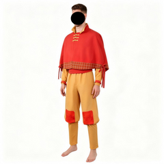 Avatar The Last Airbender Aang Cosplay, Custom Season 2 Outfit for Halloween & Comic Con