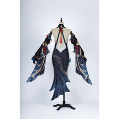 Stunning Ganyu Cheongsam Cosplay Costume - Halloweez Shen He Edition for Festivals - Halloweez
