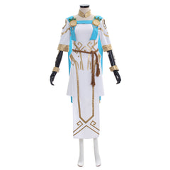 Halloweez Overwatch Mercy Victory Cosplay Outfit - Angela Ziegler Summer Games Edition - Halloweez