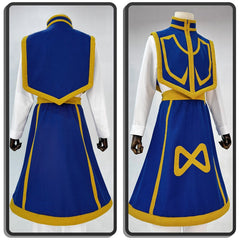 Hunter x Hunter Kurapika Blue Uniform Cosplay Costume
