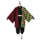 Demon Slayer Cosplay Costume Giyu Tomioka Water Hashira Uniform with Embroidery - Premium Quality Cosplay Outfit for Anime Fans - Halloweez