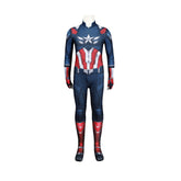 New Captain America Cosplay Costume for Kids - J24017FA-KID - Halloweez
