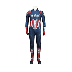 New Captain America Cosplay Costume for Kids - J24017FA-KID - Halloweez