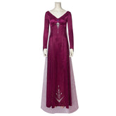 Majestic Elsa Cosplay Costume from Frozen 2: Unleash the Enchantment of the Ice Queen - Halloweez