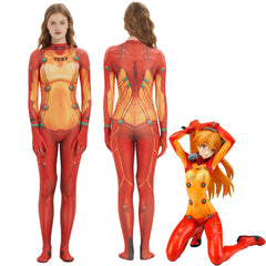 Rei Ayanami Asuka Langley Kaworu Nagisa EVA Cosplay Costume for Adults and Kids Halloween Performance - Halloweez