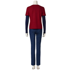 Halloweez Ellie Cosplay Costume - The Last of Us Women T-Shirt & Pants Full Set for Halloween - Halloweez